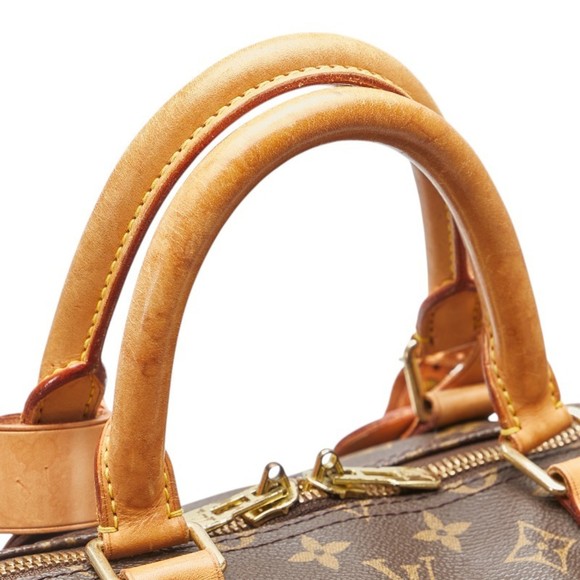 Louis Vuitton Monogram Keepall 55 Boston Bag M41424 Brown PVC Leather Women's... - Picture 4 of 13